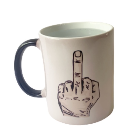 💛 NEW Humorous “the bird” Color Changing Ceramic Mug - Picture 5 of 7